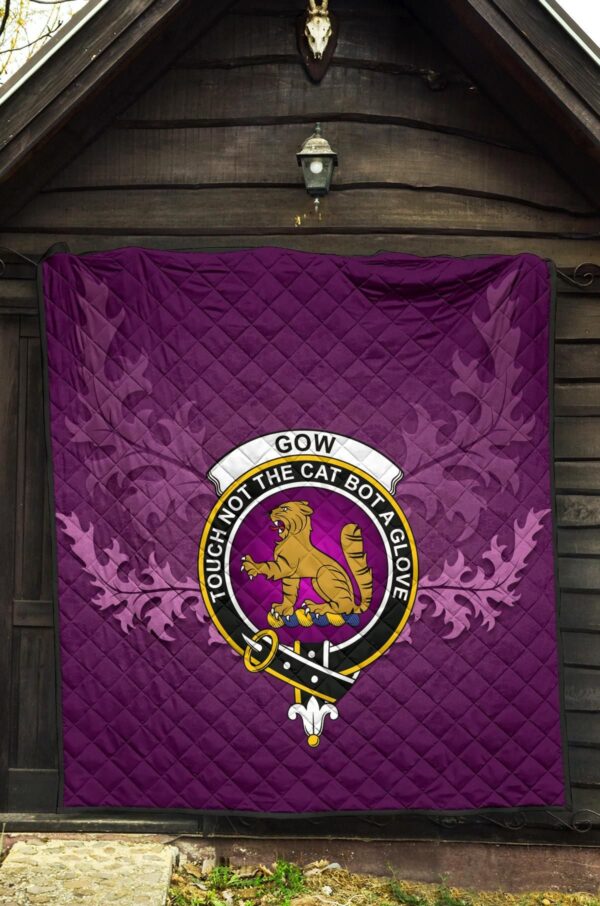 Graham of Menteith Ancient Clan Quilt, Scottish Tartan Graham of Menteith Ancient Clans Quilt Violet Style - Image 5