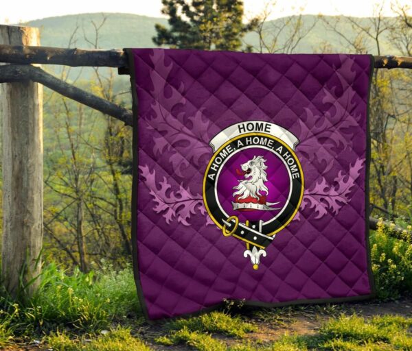 Home Modern Clan Quilt, Scottish Tartan Home Modern Clans Quilt Violet Style - Image 8