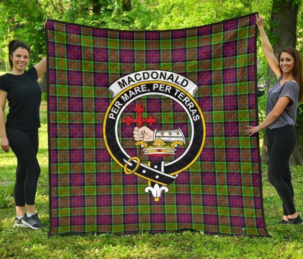 Tartanclans Premium Quilt, MacDonald of Clanranald Tartan Quilt