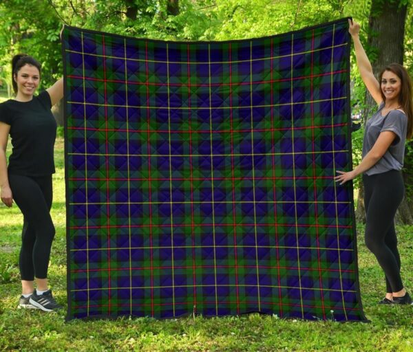 Tartanclans Premium Quilt, MacLeod of Harris Modern Tartan Quilt