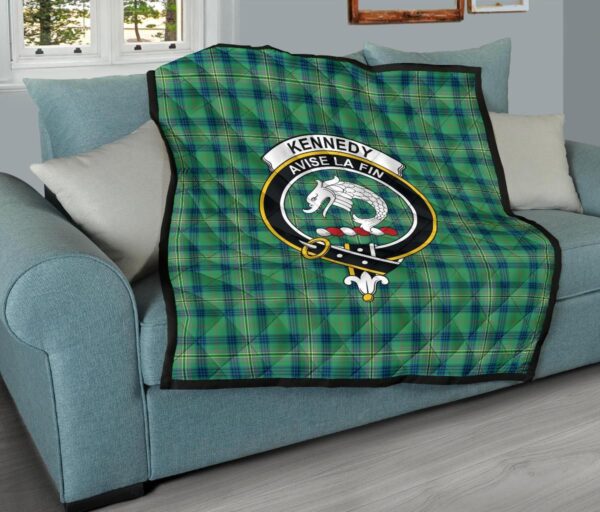 Tartanclans Premium Quilt, Kennedy Ancient Tartan Quilt - Image 9