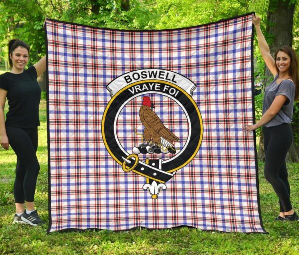 Tartanclans Premium Quilt, Boswell Modern Tartan Quilt