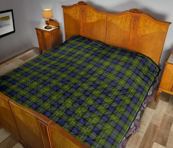 Tartanclans Premium Quilt, Fergusson Modern Tartan Quilt - Image 10