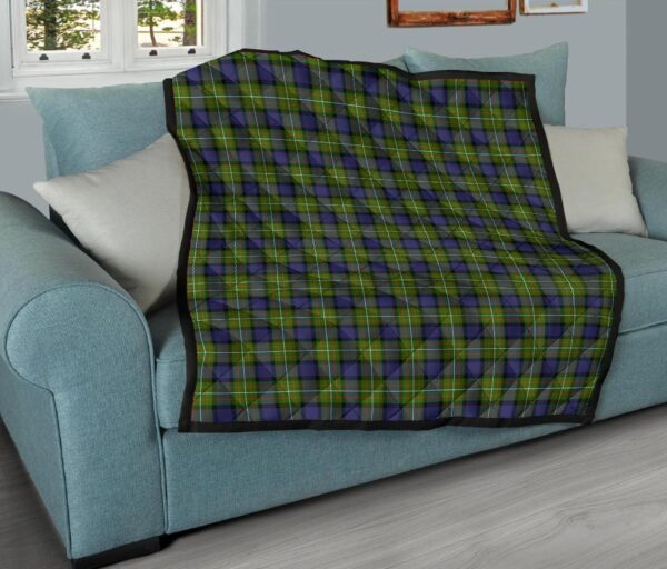 Tartanclans Premium Quilt, Fergusson Modern Tartan Quilt - Image 9