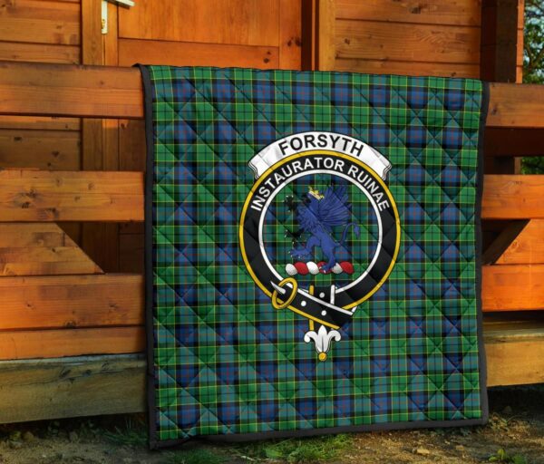 Tartanclans Premium Quilt, Forsyth Ancient Tartan Quilt - Image 5