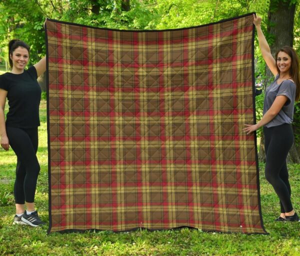 Tartanclans Premium Quilt, MacMillan Old Weathered Tartan Quilt