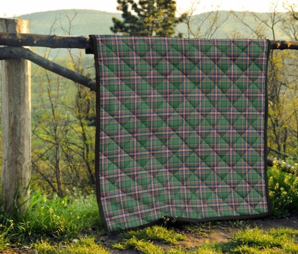 Tartanclans Premium Quilt, MacFarlane Hunting Ancient Tartan Quilt - Image 4