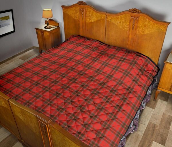 Tartanclans Premium Quilt, Grant Weathered Tartan Quilt - Image 10