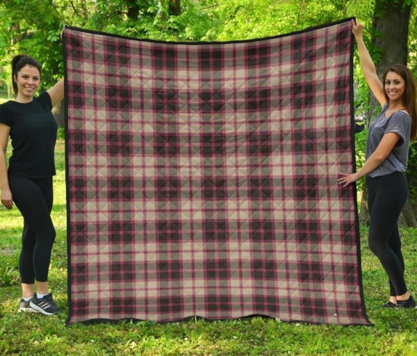 Tartanclans Premium Quilt, MacPherson Hunting Ancient Tartan Quilt