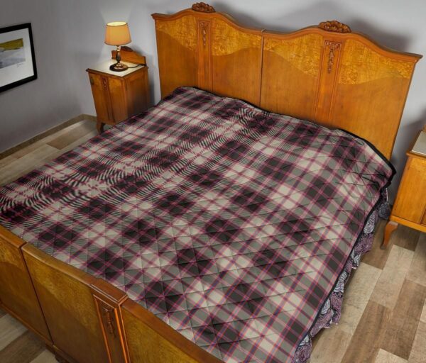 Tartanclans Premium Quilt, MacPherson Hunting Ancient Tartan Quilt - Image 10