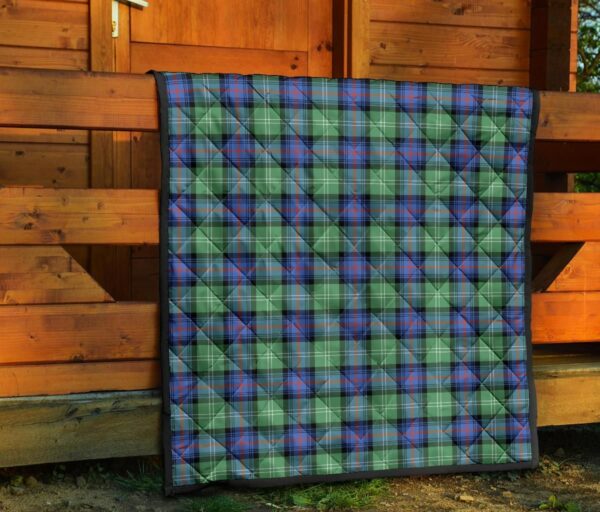 Tartanclans Premium Quilt, Sutherland Old Ancient Tartan Quilt - Image 5