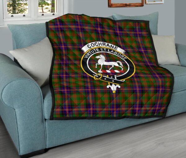 Tartanclans Premium Quilt, Cochrane Modern Tartan Quilt - Image 9