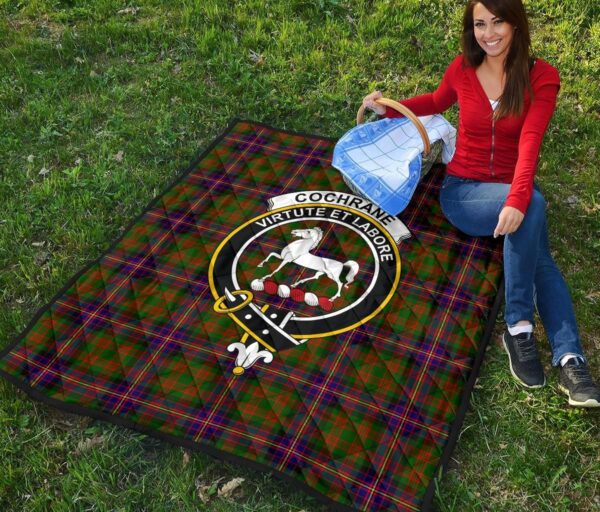 Tartanclans Premium Quilt, Cochrane Modern Tartan Quilt - Image 2