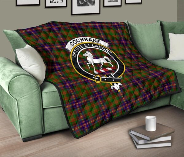 Tartanclans Premium Quilt, Cochrane Modern Tartan Quilt - Image 8