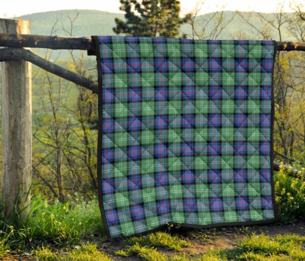 Tartanclans Premium Quilt, Sutherland Old Ancient Tartan Quilt - Image 4