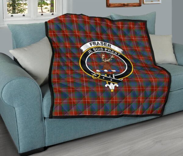 Tartanclans Premium Quilt, Fraser Ancient Tartan Quilt - Image 9