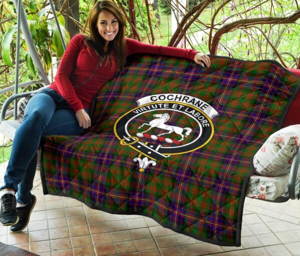 Tartanclans Premium Quilt, Cochrane Modern Tartan Quilt - Image 3