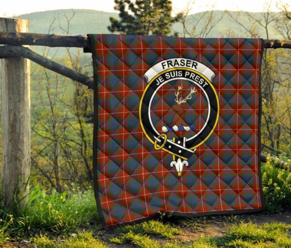 Tartanclans Premium Quilt, Fraser Ancient Tartan Quilt - Image 4