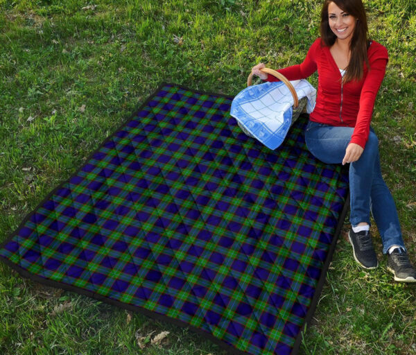 Tartanclans Premium Quilt, Sempill Modern Tartan Quilt - Image 2