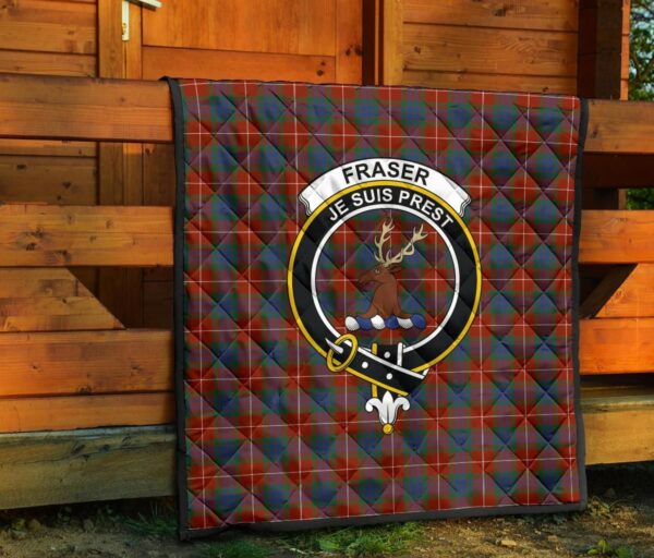 Tartanclans Premium Quilt, Fraser Ancient Tartan Quilt - Image 5