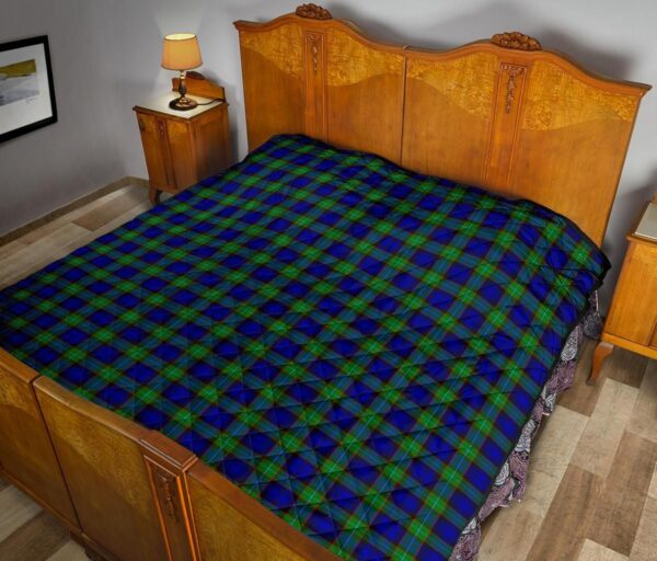 Tartanclans Premium Quilt, Sempill Modern Tartan Quilt - Image 10