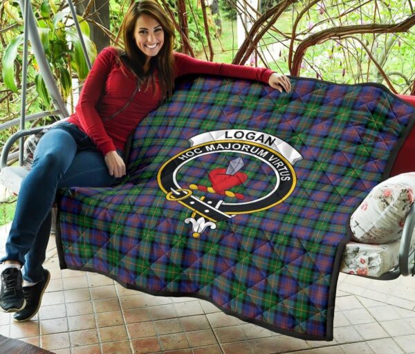 Tartanclans Premium Quilt, Logan Ancient Tartan Quilt - Image 3