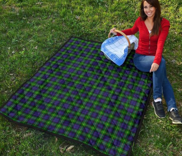 Tartanclans Premium Quilt, Gordon Modern Tartan Quilt - Image 2