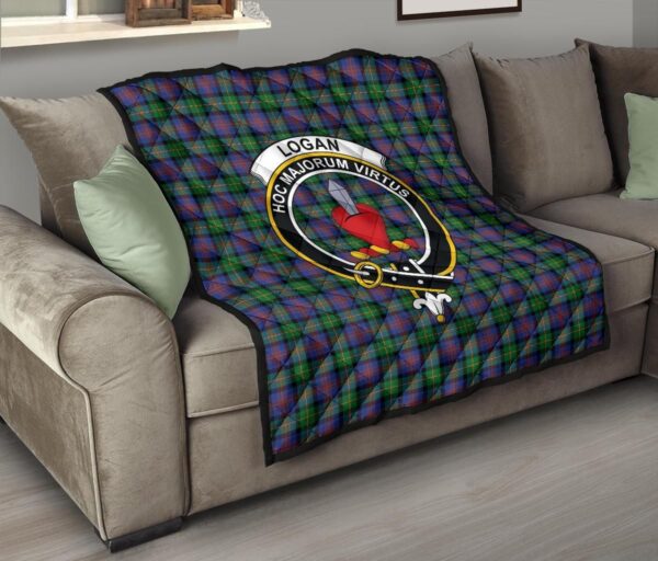 Tartanclans Premium Quilt, Logan Ancient Tartan Quilt - Image 6