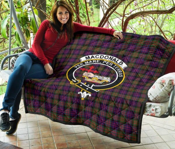 Tartanclans Premium Quilt, MacDonald Modern Tartan Quilt - Image 3