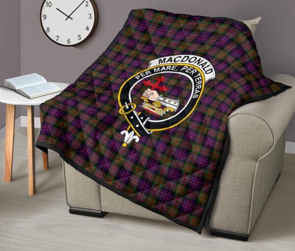 Tartanclans Premium Quilt, MacDonald Modern Tartan Quilt - Image 7