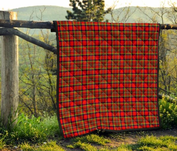 Tartanclans Premium Quilt, Hepburn Tartan Quilt - Image 4