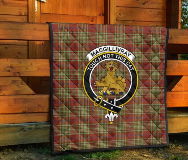 Tartanclans Premium Quilt, MacGillivray Hunting Ancient Tartan Quilt - Image 5