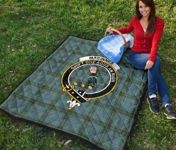 Tartanclans Premium Quilt, MacInnes Ancient Tartan Quilt - Image 2