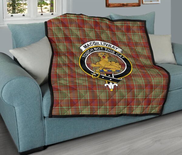 Tartanclans Premium Quilt, MacGillivray Hunting Ancient Tartan Quilt - Image 9