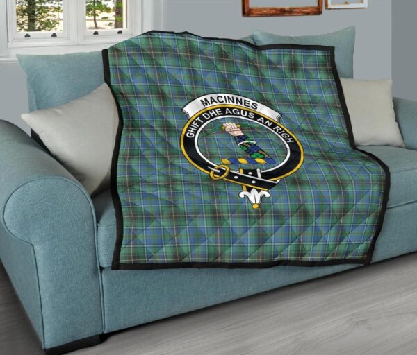 Tartanclans Premium Quilt, MacInnes Ancient Tartan Quilt - Image 9