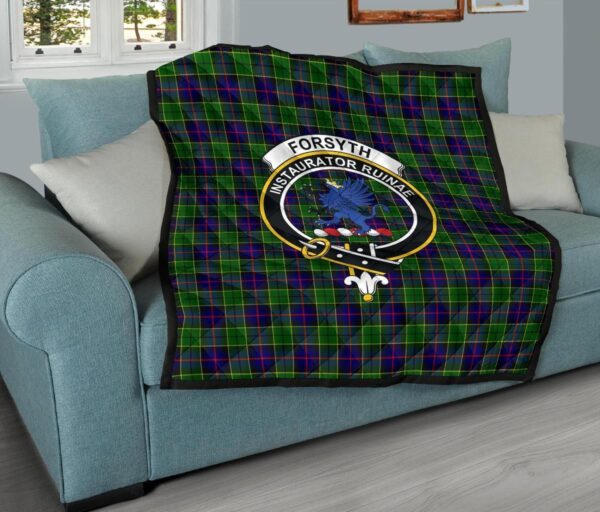 Tartanclans Premium Quilt, Forsyth Modern Tartan Quilt - Image 9