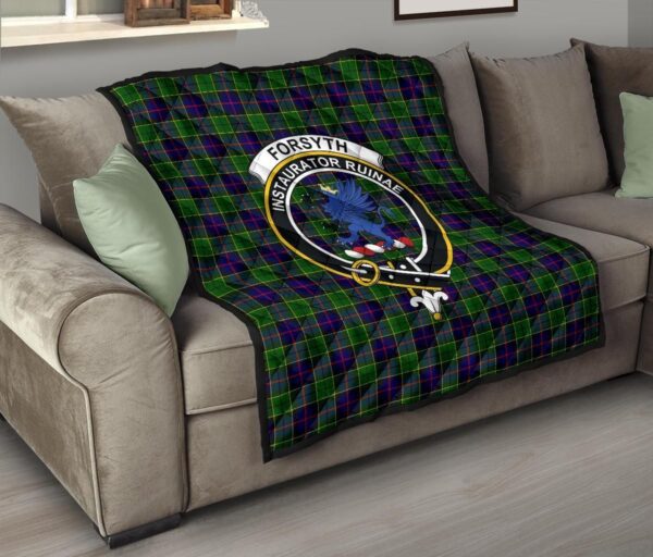 Tartanclans Premium Quilt, Forsyth Modern Tartan Quilt - Image 6