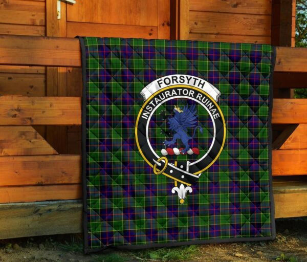 Tartanclans Premium Quilt, Forsyth Modern Tartan Quilt - Image 5