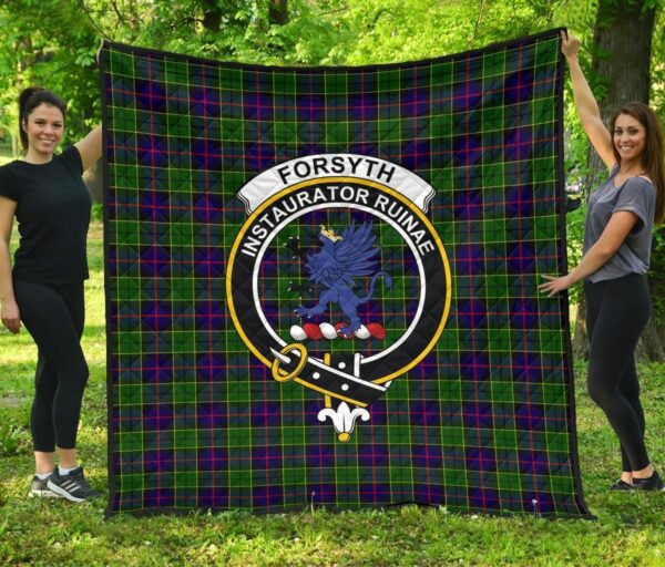 Tartanclans Premium Quilt, Forsyth Modern Tartan Quilt