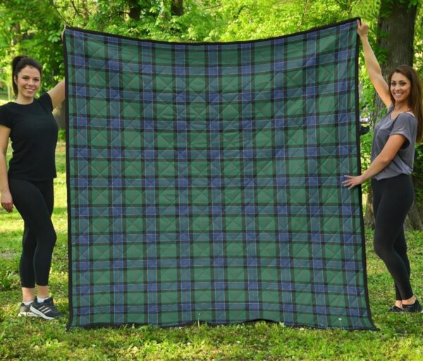 Tartanclans Premium Quilt, Sinclair Hunting Ancient Tartan Quilt