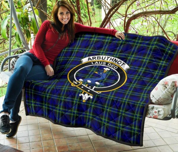 Tartanclans Premium Quilt, Arbuthnot Modern Tartan Quilt - Image 3