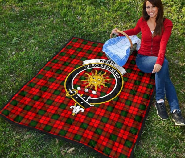 Tartanclans Premium Quilt, Kerr Modern Tartan Quilt - Image 2