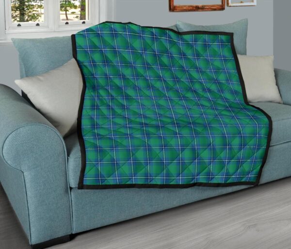 Tartanclans Premium Quilt, Irvine Ancient Tartan Quilt - Image 9