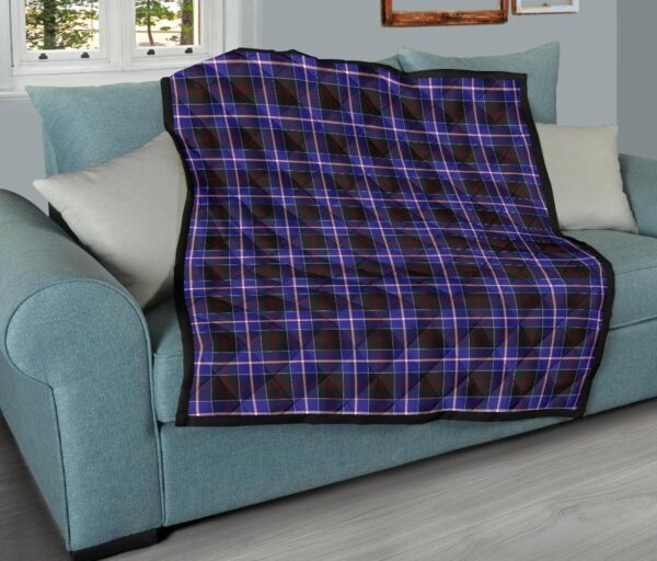 Tartanclans Premium Quilt, Dunlop Modern Tartan Quilt - Image 9