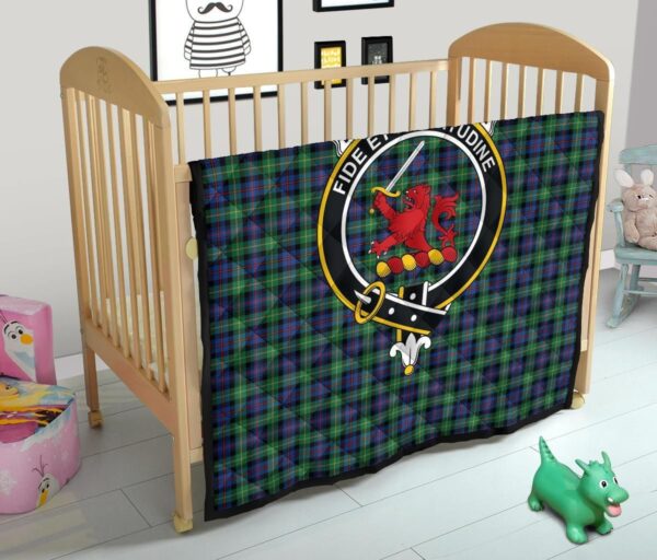 Tartanclans Premium Quilt, Farquharson Ancient Tartan Quilt - Image 11