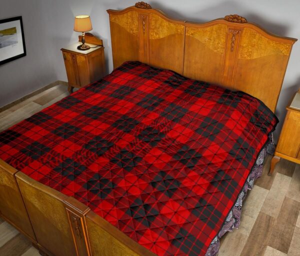 Tartanclans Premium Quilt, MacLeod of Raasay Tartan Quilt - Image 10