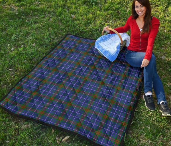 Tartanclans Premium Quilt, Edmonstone Tartan Quilt - Image 2