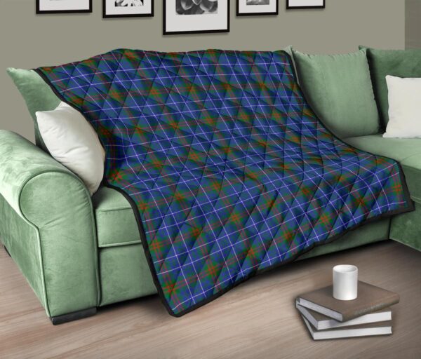 Tartanclans Premium Quilt, Edmonstone Tartan Quilt - Image 8