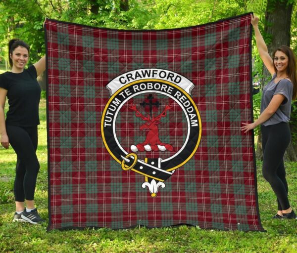 Tartanclans Premium Quilt, Crawford Modern Tartan Quilt