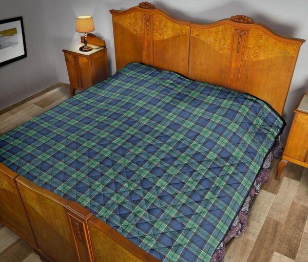 Tartanclans Premium Quilt, Leslie Hunting Ancient Tartan Quilt - Image 10